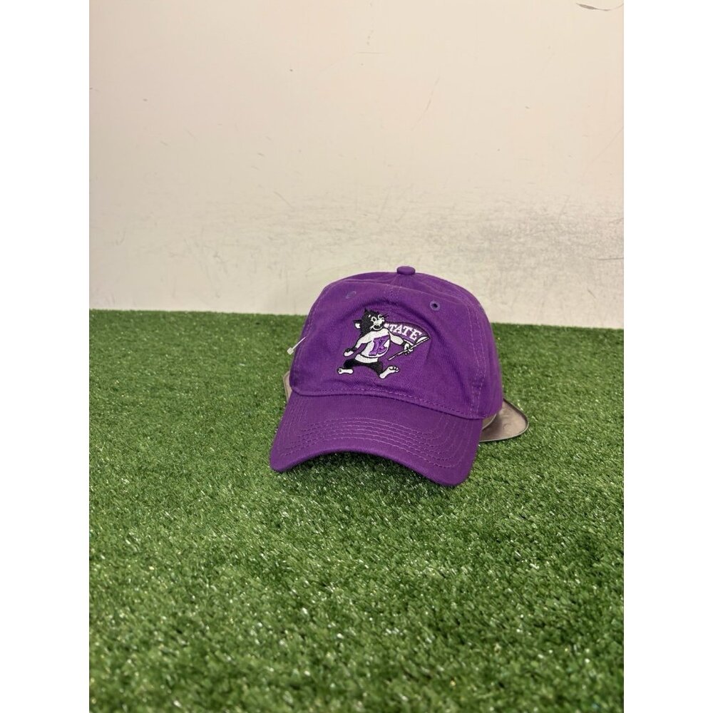 Kansas State Wildcats hat cap strap back purple retro football mens unisex KSU - Picture 3 of 8